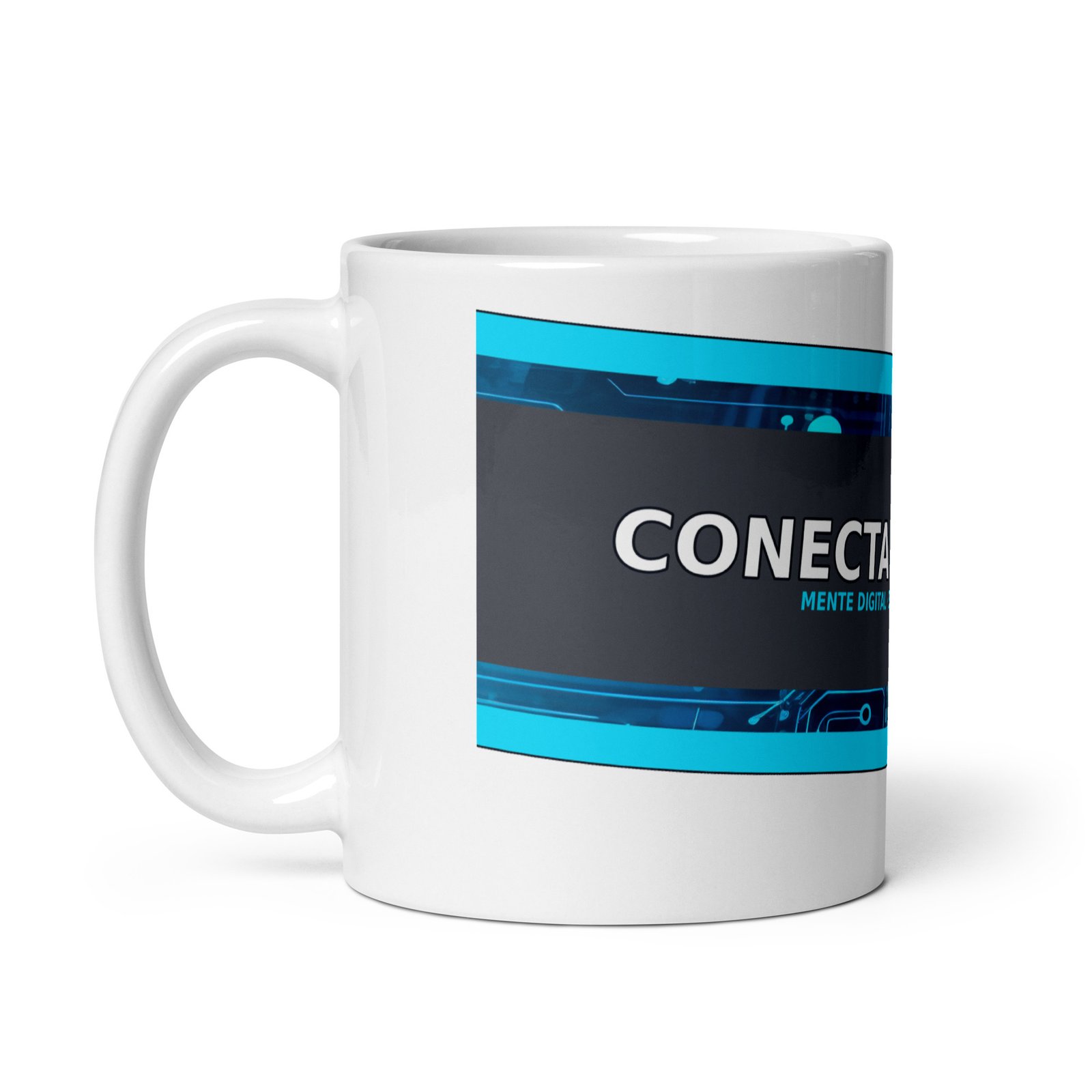 White glossy mug: imagen 3
